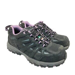Dakota Women's Low-Cut Aluminum Toe CP Work Shoe 2003 Black/Purple Size 7M